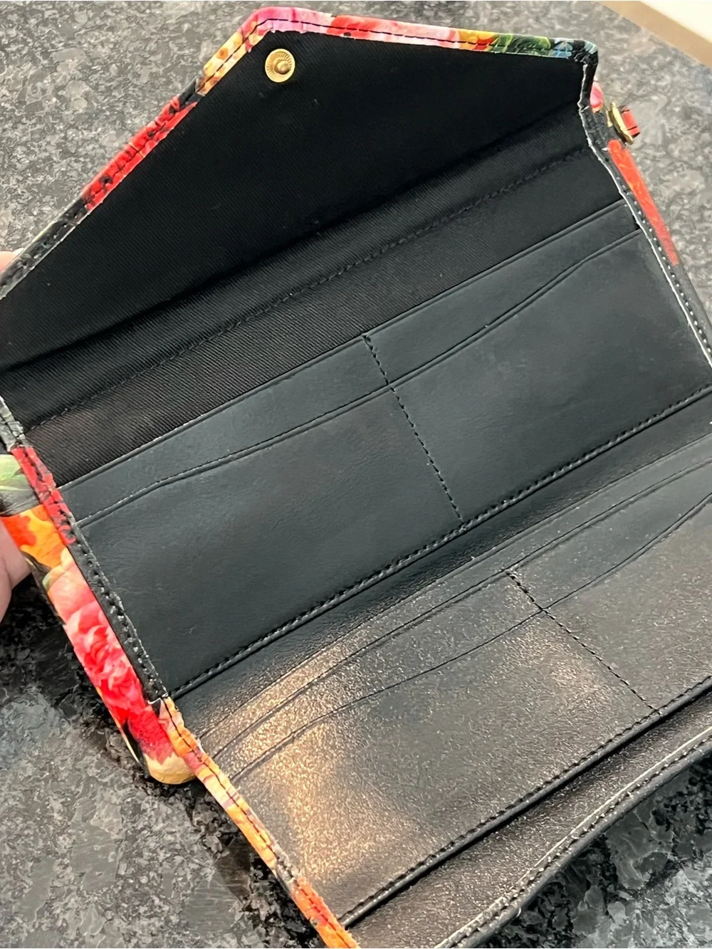 NWOT LODIS Leather Crossbody Wristlet Wallet